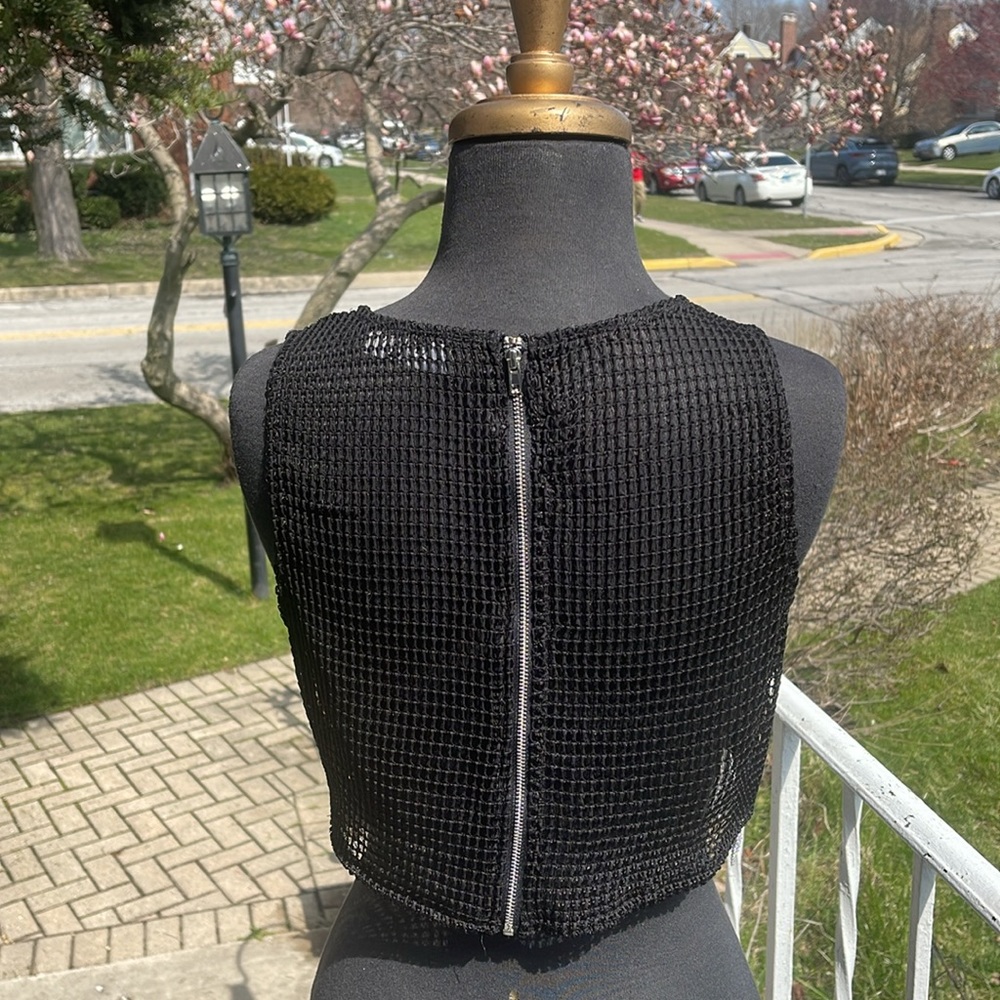 #Netted Rhinestone Top - image 4